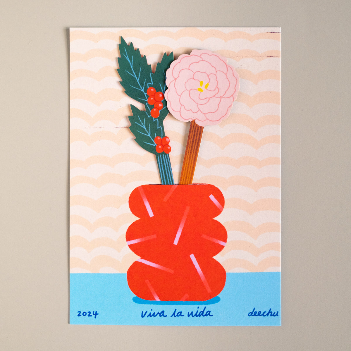 Flower Arrangement Postcard｜Afternoon Tea