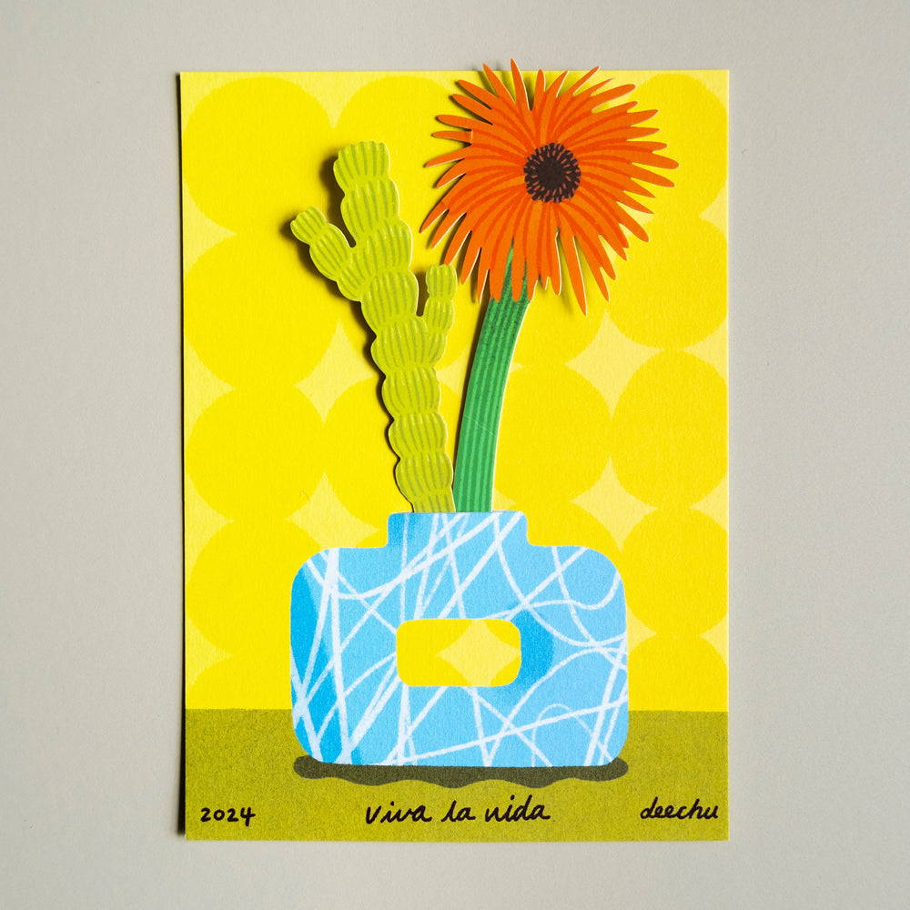 Flower arrangement postcard｜HOLIDAY