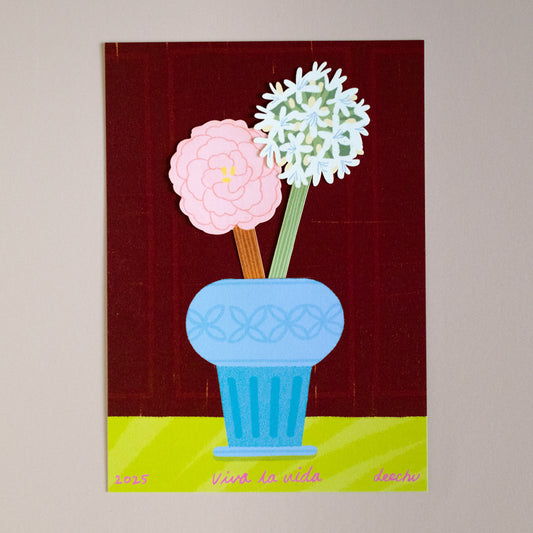 Flower arrangement postcard｜Fireworks Festival