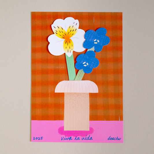 Flower arrangement postcard｜Old friend